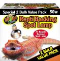 2-Pack Zoo Med 50 Watt Basking Bulbs