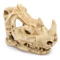 Penn Plax Rhino Skull Cage Ornament