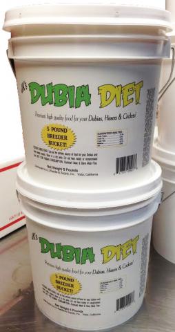 Dubia Diet 5 Pound Breeder Bucket