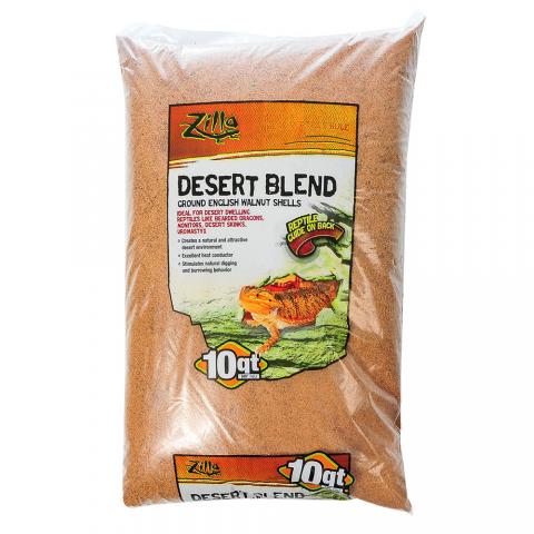 Zilla Ground English Walnut Shells Desert Blend 10 qt