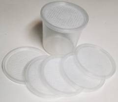 Fabric 4.5" Vented Lid for Insect Deli Cups