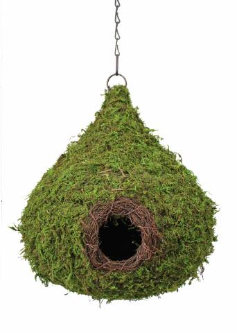 Galapagos Raindrop Hide / Birdhouse with chain