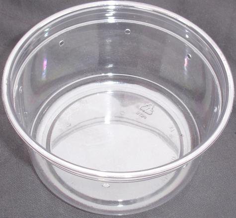 Pinnpack 12oz Clear 4.5" Dia. Deli Cups (pre-punched)