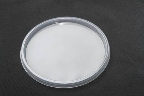 Pro-Kal 4.5" Diameter Lid for White Punched Cups