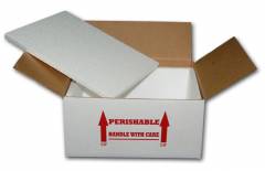 15 x 11 x 7" Styrofoam Lined Shipping Boxes