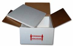 16 x 16 x 8" Styrofoam Lined Shipping Boxes