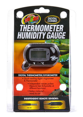Digital thermometer with terrarium probe. AP-TR-76112 animallparadise