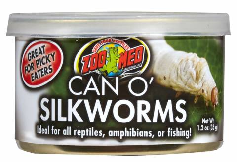 Zoo Med Can O Silkworms 1.2oz