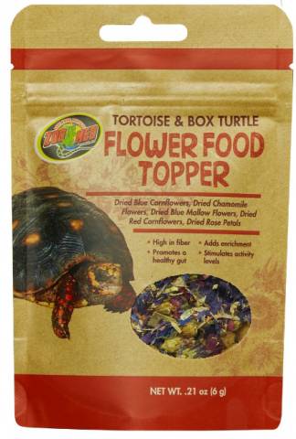 Zoo Med Tortoise and Box Turtle Flower Food Topper .21oz