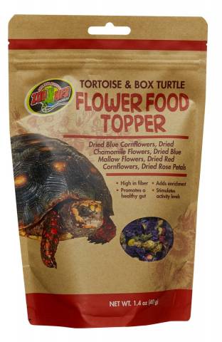 Zoo Med Tortoise and Box Turtle Flower Food Topper 1.4oz