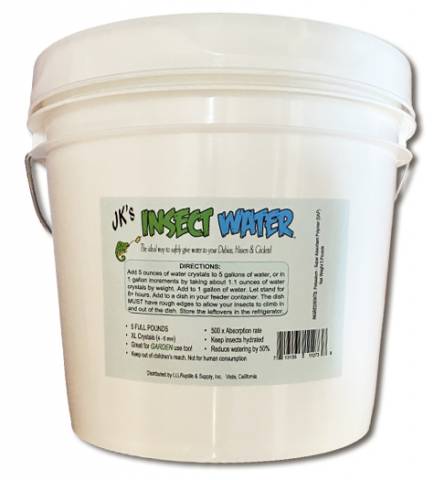 Insect Water Crystals 5 Pound Breeder Bucket