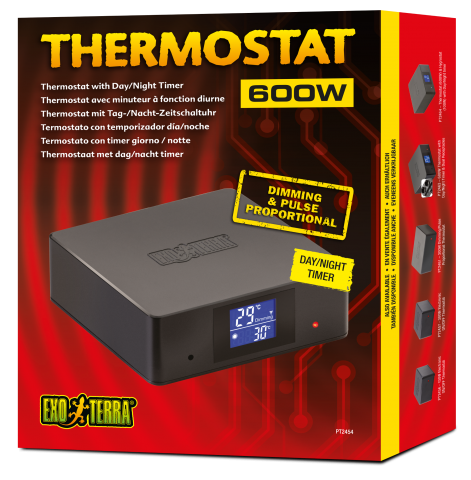 Exo Terra Thermostat with timer 600 watt