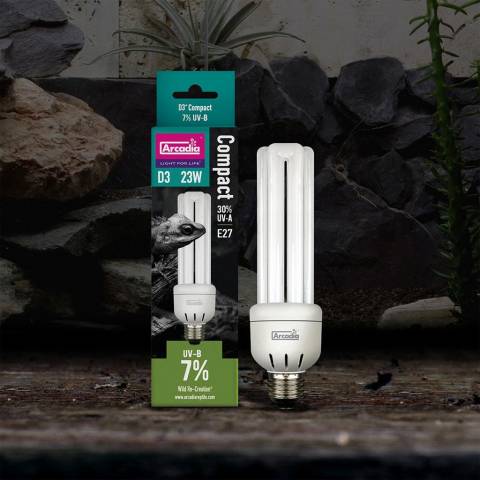 Arcadia D3 7% UVB Compact Bulb