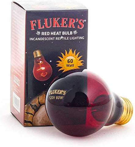 Fluker 75watt red heat bulb