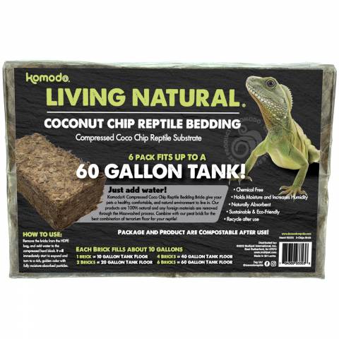 Komodo Coconut Coir Chip Bedding (6pk)