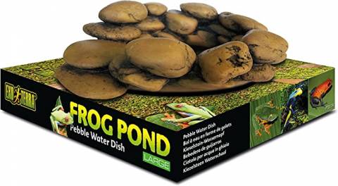 Exo Terra Frog Pond Pebble Water Dish Large