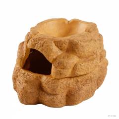 Exo Terra Big Rock Moisture Retaining Ceramic Cave with lid Small