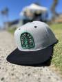 Reptile Krew Black and Grey Traditional Snap Back Hat