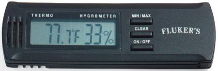 Flukers Digital Thermometer/Humidity Gauge