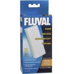 Fluval 106 Foam Replacement 2 pack