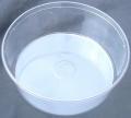 Pinnpack 128 ounce 9.75" clear deli cup (pre-punched)