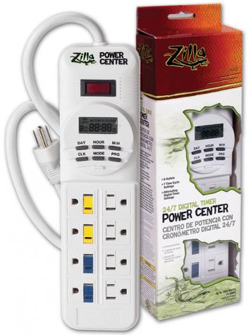 Zilla 24/7 Digital Timer Power Center