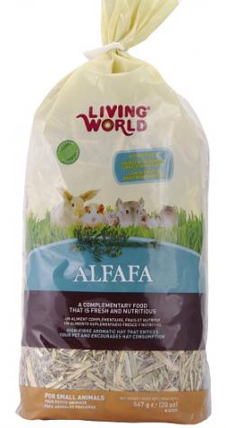Living World Alfalfa Hay 12 ounce