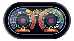 Zoo Med Economy Dual Thermometer / Humidity Gauge