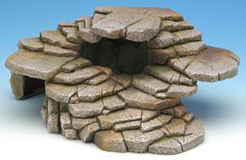 Penn Plax Shale Step Ledge & Cave Medium