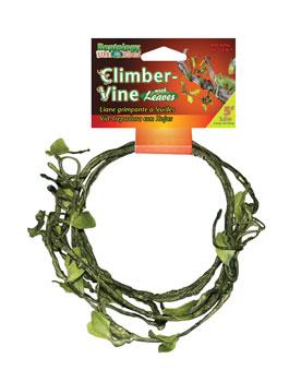 Penn Plax 5' Climber Vine with leaves 1/4"