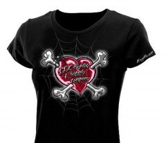 LLLReptile Spider Heart WOMENS Scoop Shirt