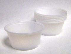 Disposable 3.25 Ounce Portion Cups Clear